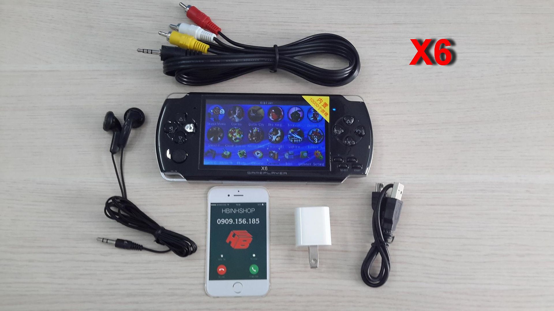 Máy Game PSP X8 màn hình cảm ứng 4,3-Chơi được các Game thùng CPS,GBA,GB,NES,SMD,SFC..chỉ 800K - 10