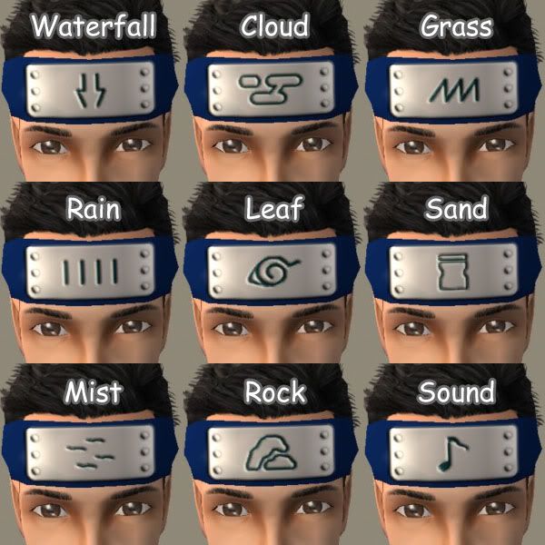 Naruto Village Symbols