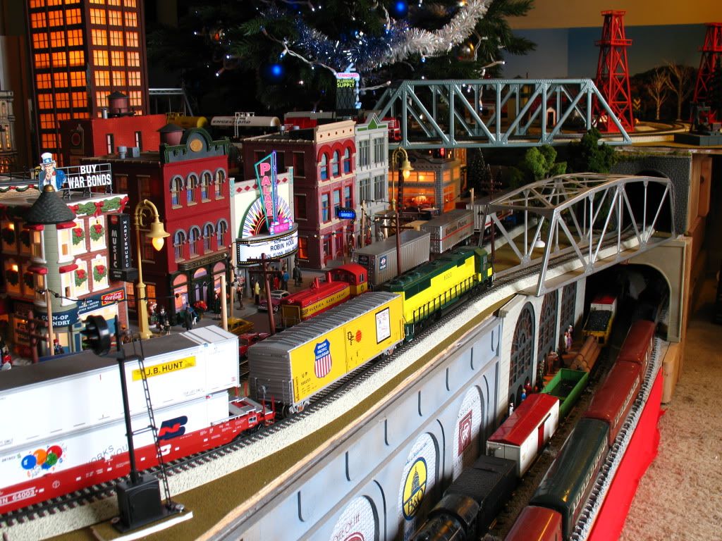 Christmas Train Garden