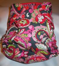 One-sized PUL diaper cover with snaps (2 fabric options)