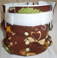 One-sized PUL diaper cover (for Hallie)