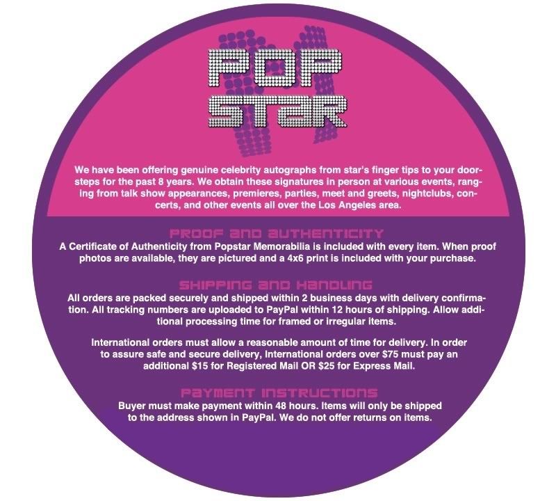 Popstar Memorabilia Logo