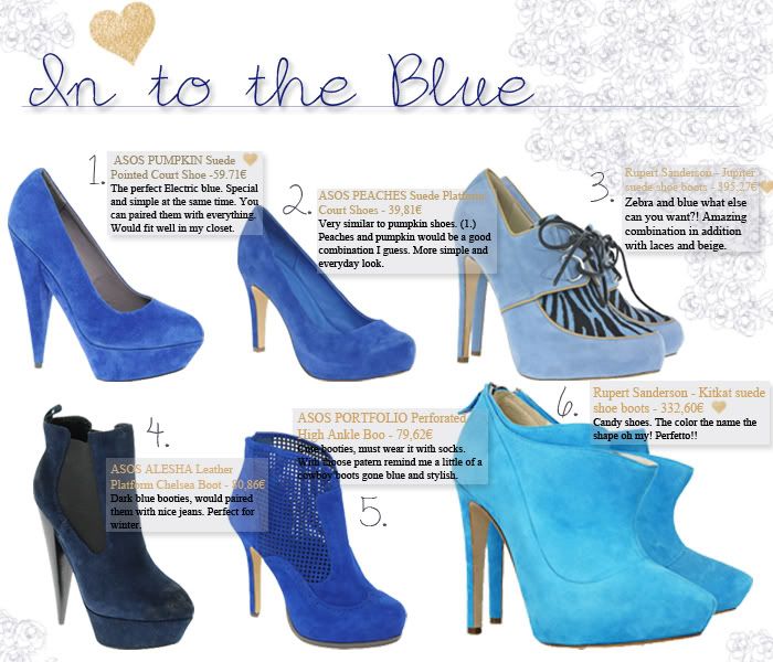 Blue Shoe Boots