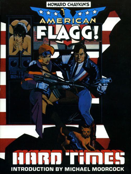 USA, 1987 # 44 American Flagg Mark Badger 