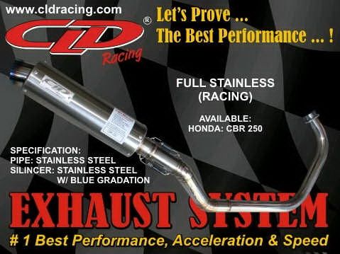 fi racing knalpot beat cld fu,jupi rr mx,NMP,vixion,cb150,cbr150/250,ninja CLD knalpot satria