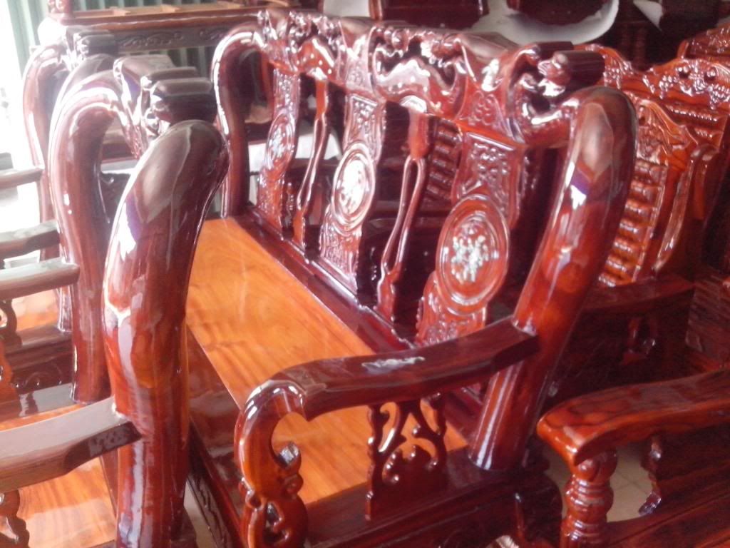 Đồ gỗ Lý sâm-Ghế Tràm hàng mới về: Triện cột 10,Nho nan vẽ tuyệt đẹp _update 9/8/2013 - 1