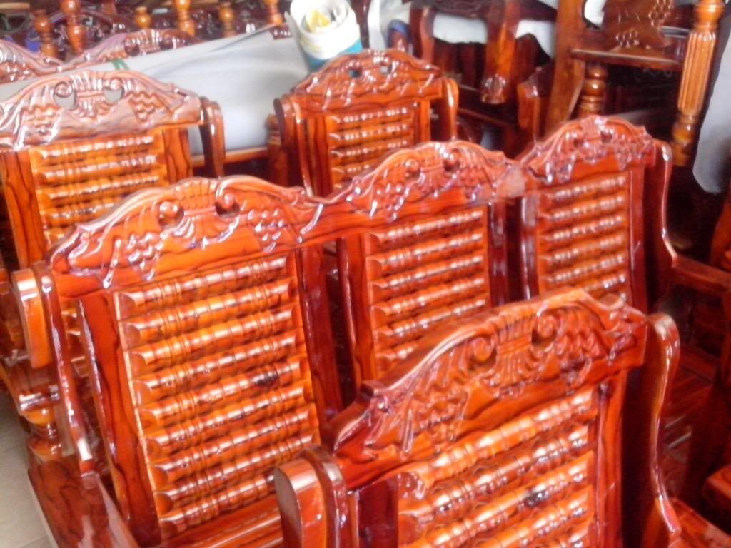 Đồ gỗ Lý sâm-Ghế Tràm hàng mới về: Triện cột 10,Nho nan vẽ tuyệt đẹp _update 9/8/2013 - 8