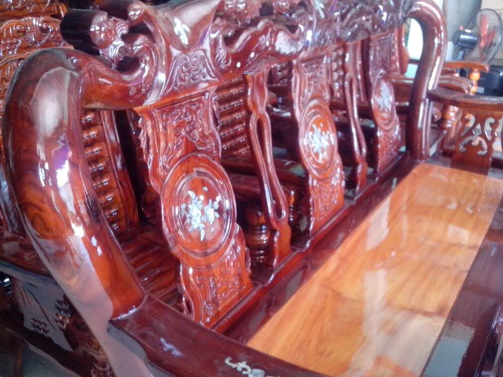 Đồ gỗ Lý sâm-Ghế Tràm hàng mới về: Triện cột 10,Nho nan vẽ tuyệt đẹp _update 9/8/2013