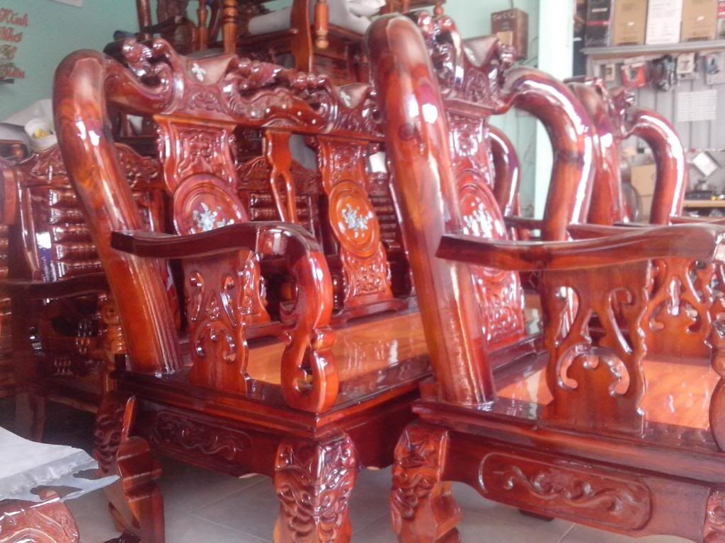 Đồ gỗ Lý sâm-Ghế Tràm hàng mới về: Triện cột 10,Nho nan vẽ tuyệt đẹp _update 9/8/2013 - 7