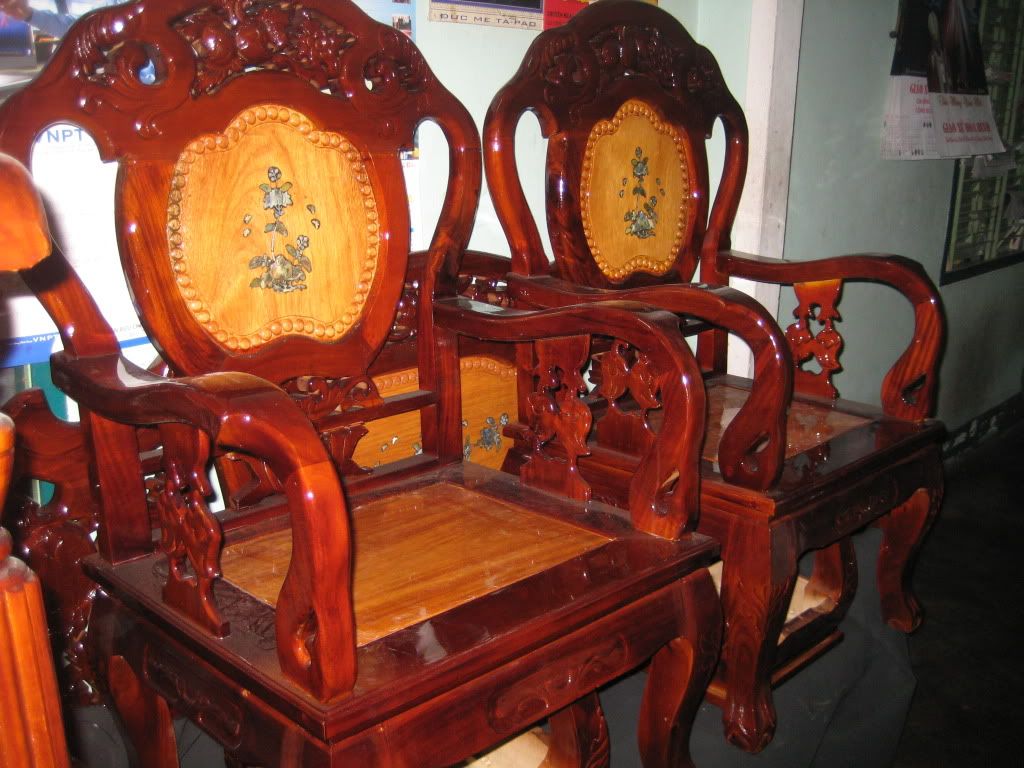 Đồ gỗ Lý sâm-Ghế Tràm hàng mới về: Triện cột 10,Nho nan vẽ tuyệt đẹp _update 9/8/2013 - 17