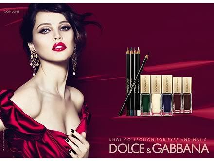Felicity Jones Dolce &amp; Gabbana Makeup Ad