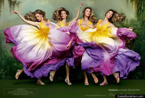 Gisele Bundchen Ipanema Blossom Sandals Collection Ads