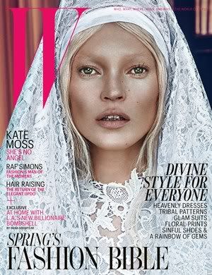 Kate Moss W Magazine Good/Evil Covers