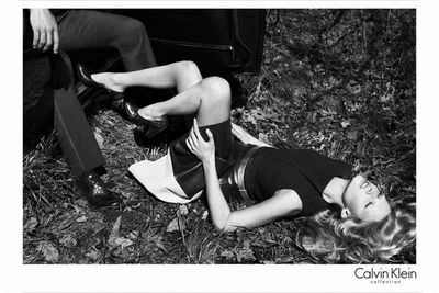 Lara Stone for Calvin Klein’s Fall 2012 Campaign