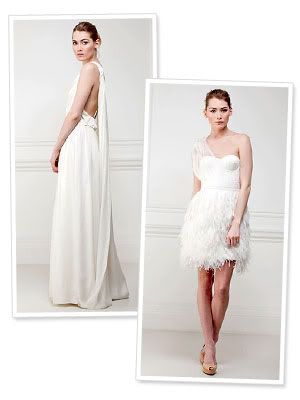  of a parachute gown a tulle cocktail dress with a feather skirt 
