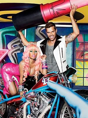 Nicki Minaj and Ricky Martin for M.A.C Viva Glam