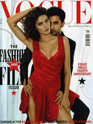 Vogue India October 2011 Cover Isabeli Fontana