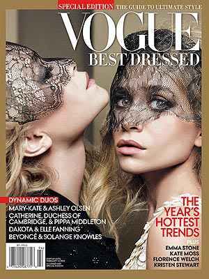 This year's Vogue's Best Dressed issue features MaryKate and Ashley Olsen