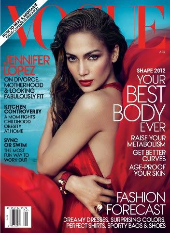 Jennifer Lopez in Vogue US April 2012 Cover