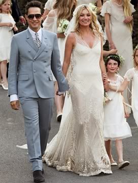 kate moss wedding gown