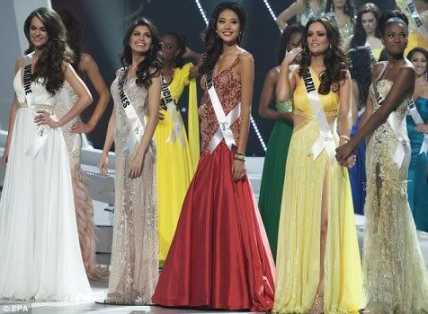 Miss Universe 2011 Top 5 Evening Gowns
