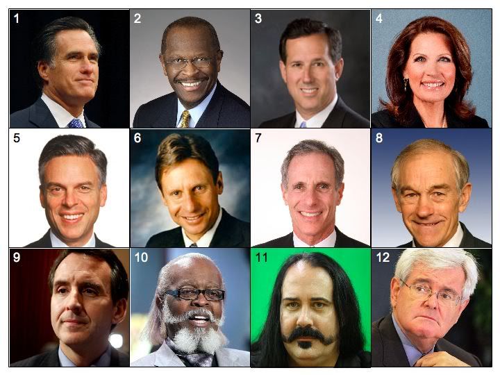 2012 Republican Presidential Candidates (Image Quiz) By