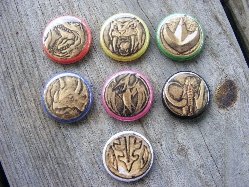 Power Rangers Buttons Photo by CapsuleCorpButtons | Photobucket