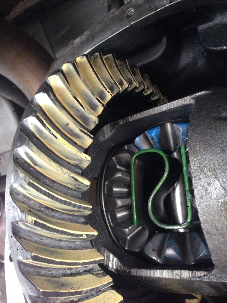 Ford pinion bearing removal