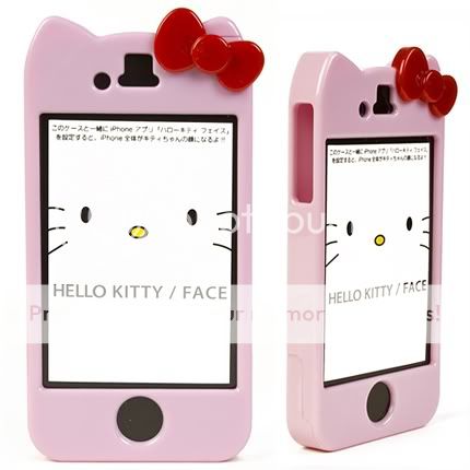 D953 Smart Hello Kitty Bady Pink Full Case For iPhone 4 4s + Screen 