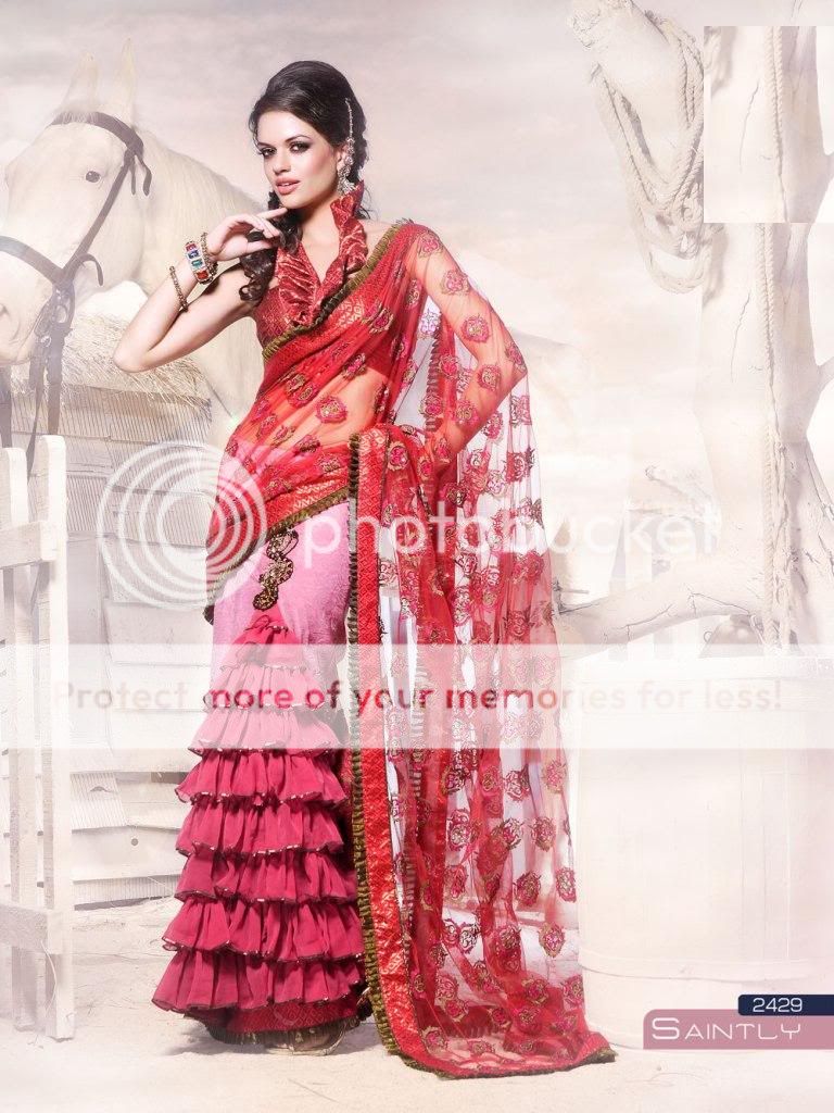 The ravishing designed saree adored withlovely embroidery allure the 