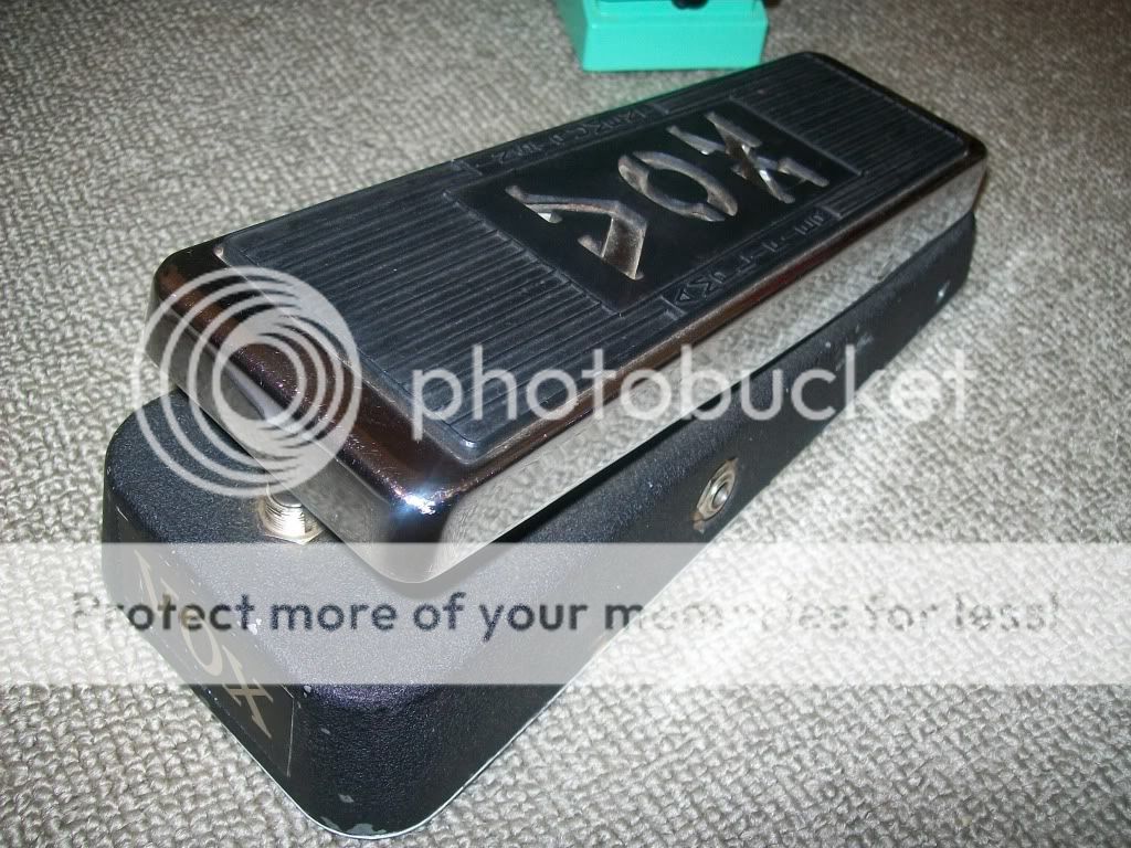 VINTAGE VOX V846 WAH PEDAL ORIGINAL RARE CLYDE MCCOY ITALY TONE  