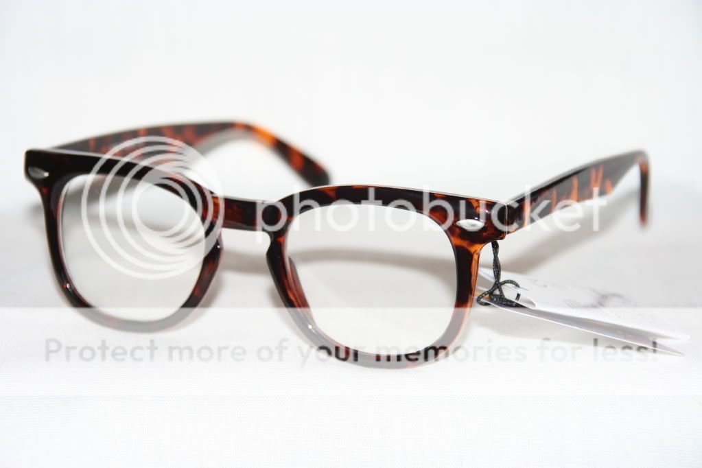 Wayfarer Nerd brille Klarglas Brille Hornbrille braun