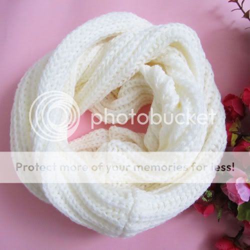 Baby Child Gril Winter Warmer Knitted Circle Loop Cowl Scarf Collar Neck Shawl