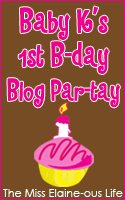 Baby K's 1st Birthday Blog Par-tay